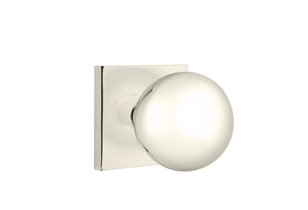Emtek Orb Knob with Square Rosette
