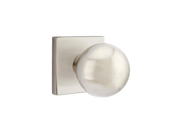 Emtek Orb Knob with Square Rosette