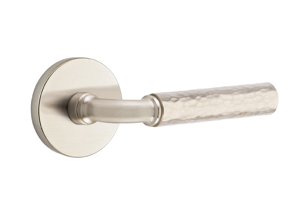 Emtek Select R-Bar Hammered Lever Disk Rosette
