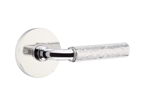 Emtek Select R-Bar Hammered Lever Disk Rosette