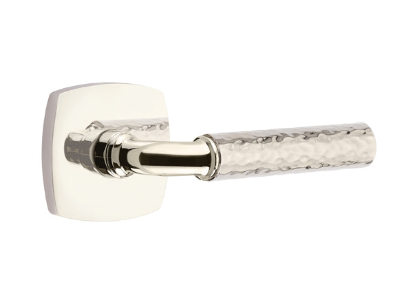 Emtek Select R-Bar Hammered Lever Urban Modern Rosette