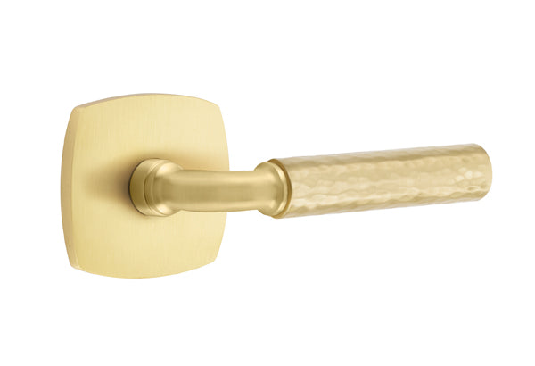 Emtek Select R-Bar Hammered Lever Urban Modern Rosette