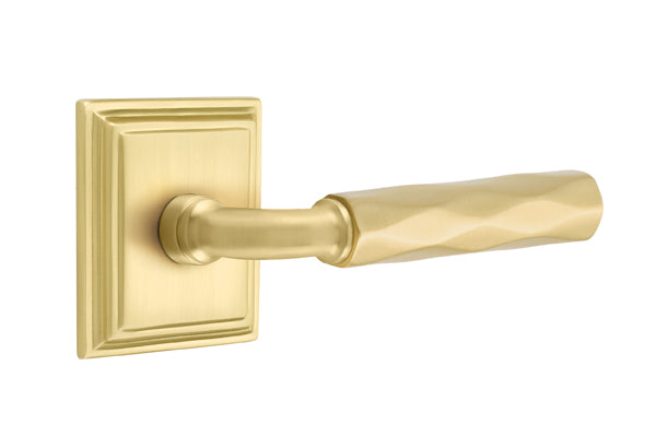 Emtek Select R-Bar Tribeca Lever Wilshire Rosette