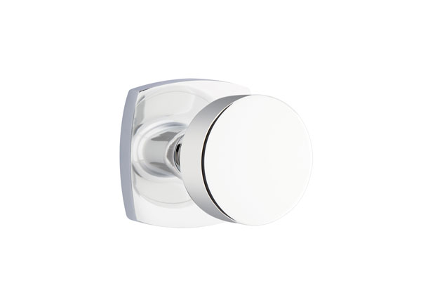 Emtek Round Knob with Urban Modern Rosette
