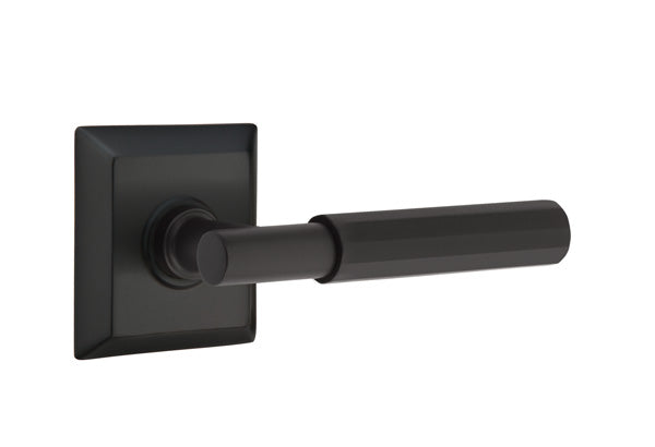 Emtek Select T-Bar Faceted Lever Quincy Rosette