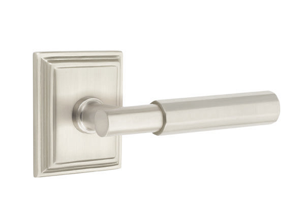 Emtek Select T-Bar Faceted Lever Wilshire Rosette