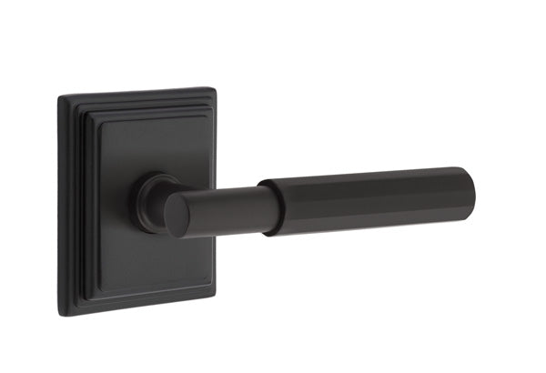 Emtek Select T-Bar Faceted Lever Wilshire Rosette
