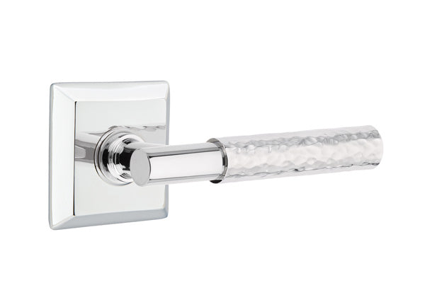 Emtek Select T-Bar Hammered Lever Quincy Rosette