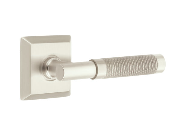 Emtek Select T-Bar Knurled Lever Quincy Rosette