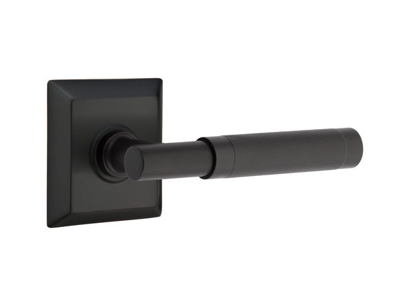 Emtek Select T-Bar Knurled Lever Quincy Rosette