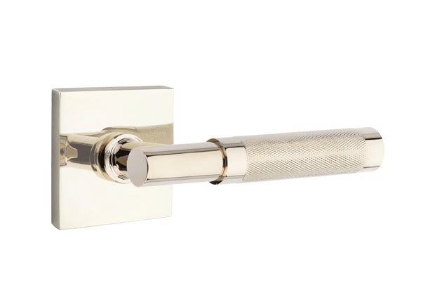 Emtek Select T-Bar Knurled Lever Square Rosette