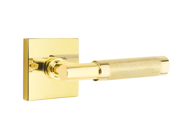 Emtek Select T-Bar Knurled Lever Square Rosette
