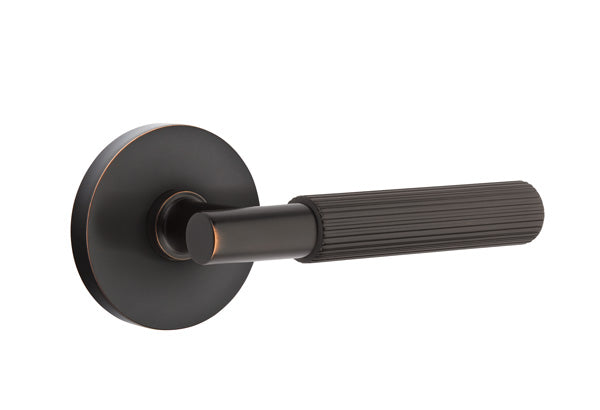Emtek Select T-Bar Straight Knurled Lever Disk Rosette