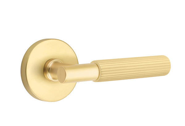 Emtek Select T-Bar Straight Knurled Lever Disk Rosette