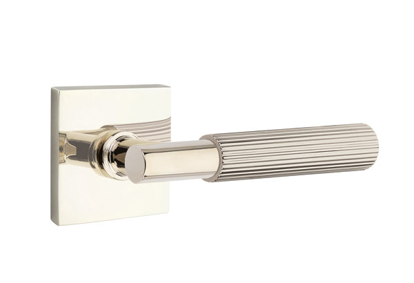Emtek Select T-Bar Straight Knurled Lever Square Rosette