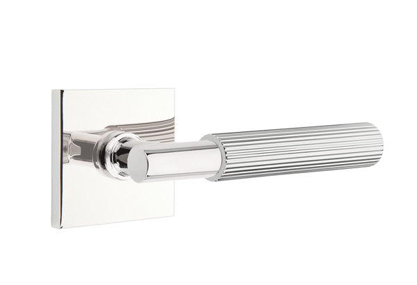 Emtek Select T-Bar Straight Knurled Lever Square Rosette