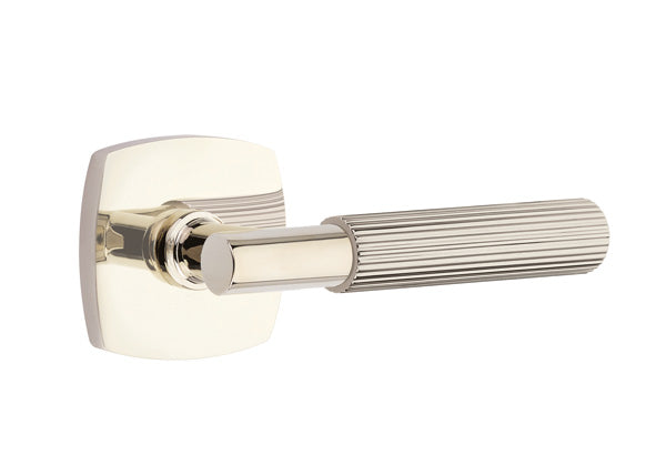Emtek Select T-Bar Straight Knurled Lever Urban Modern Rosette
