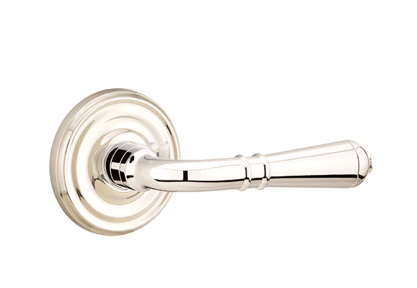 Emtek Door Handle - Turino Lever Regular Rosette - Classic Brass