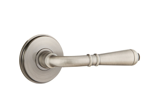 Emtek Door Handle - Turino Lever Watford Rosette - Classic Brass