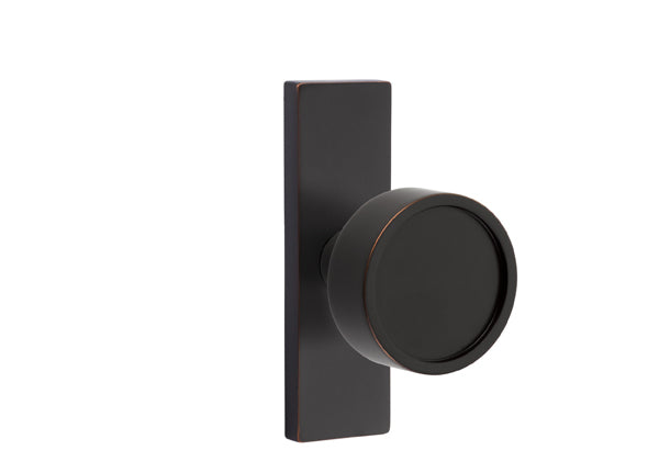 Emtek Stretto Narrow Trim Locksets with Verve Knob