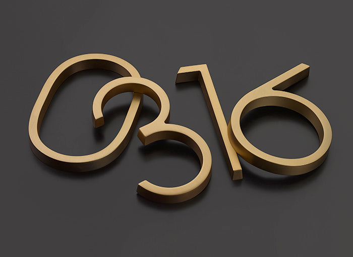 Emtek 7" Modern House Number