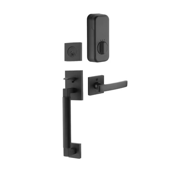 Emtek Brass Tubular Entrance Handlesets - Hercules Smooth Sectional