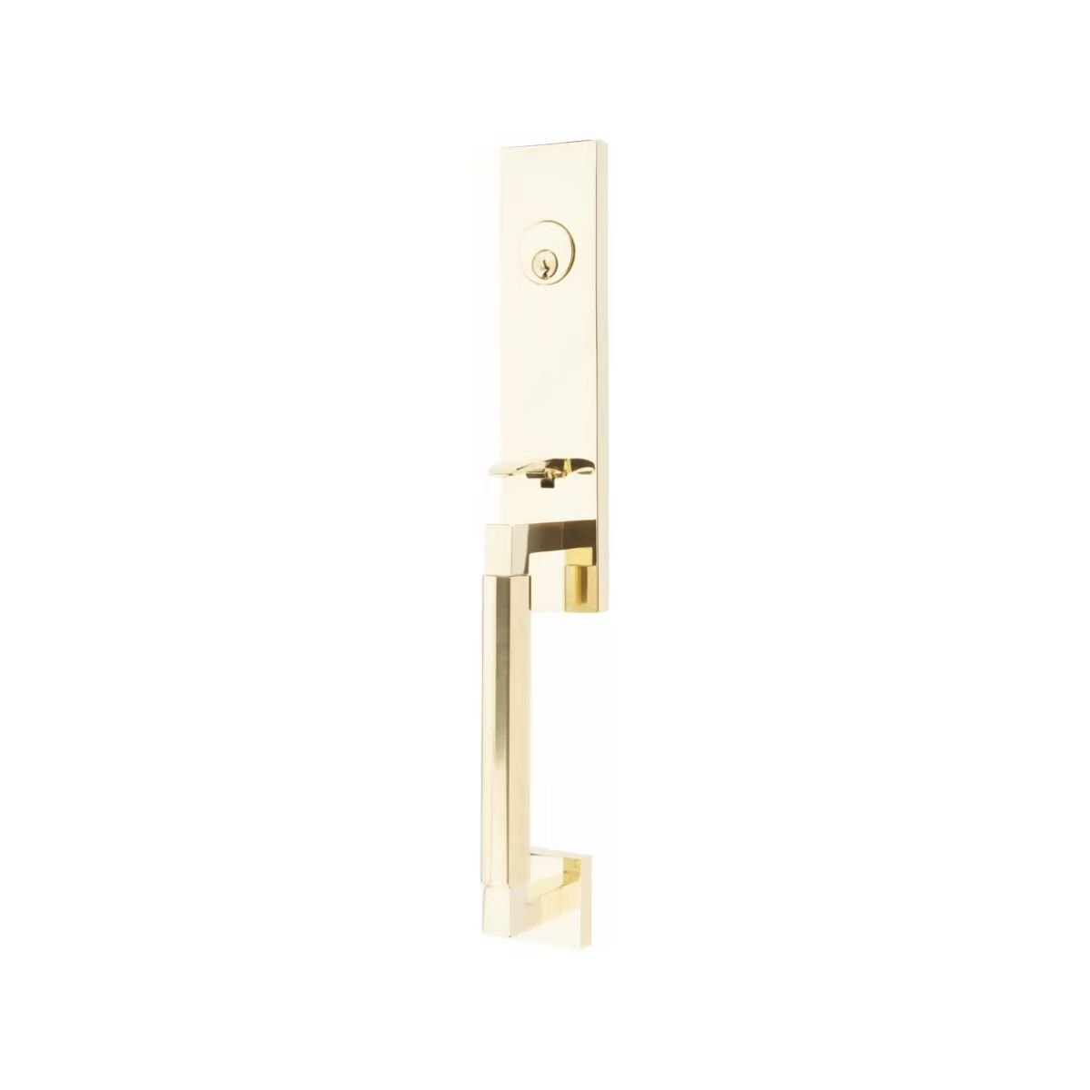 Emtek Brass Tubular Entrance Handlesets - Hercules Smooth Monolithic