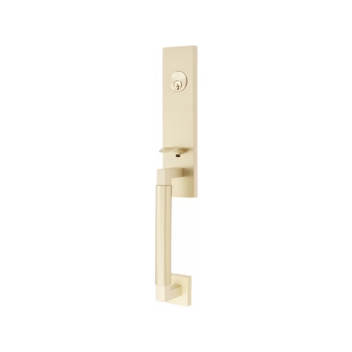 Emtek Brass Tubular Entrance Handlesets - Hercules Smooth Monolithic
