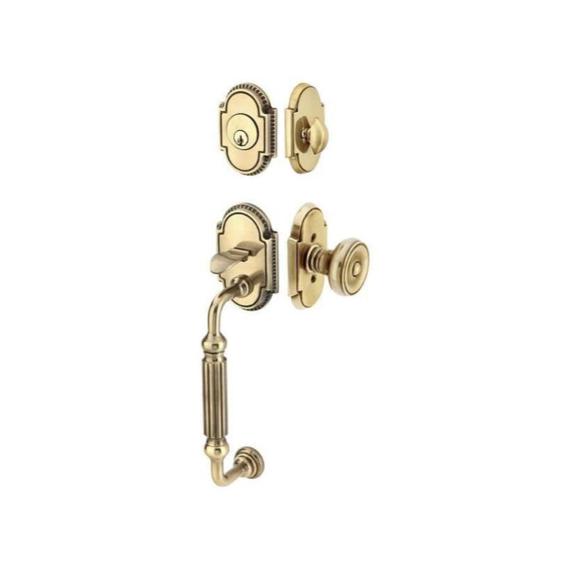 Emtek Brass Tubular Entrance Handlesets - Knoxvile