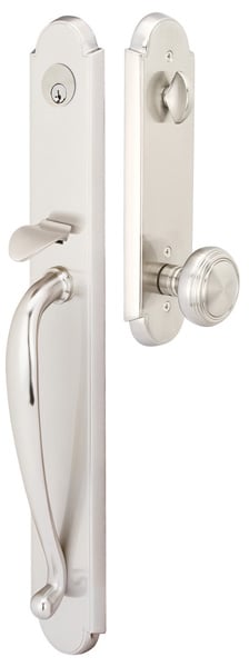 Emtek Brass Tubular Entrance Handlesets - Wilmington