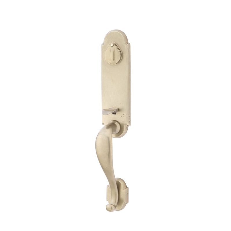 Emtek Sandcast Bronze Tubular Entrance Handlesets - Remington