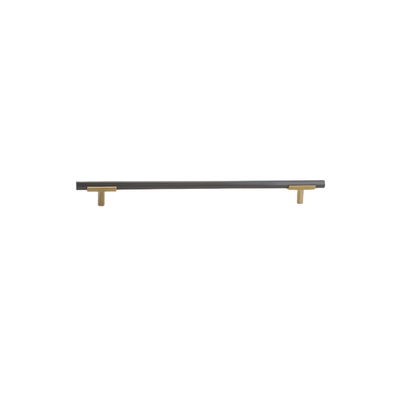 Hexagon Two Tone Appliance Pull - Brushed Gold Base 4776