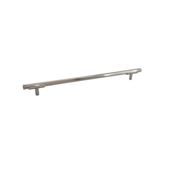 Hexagon Two Tone Appliance Pull - Brushed Nickel Base 4776