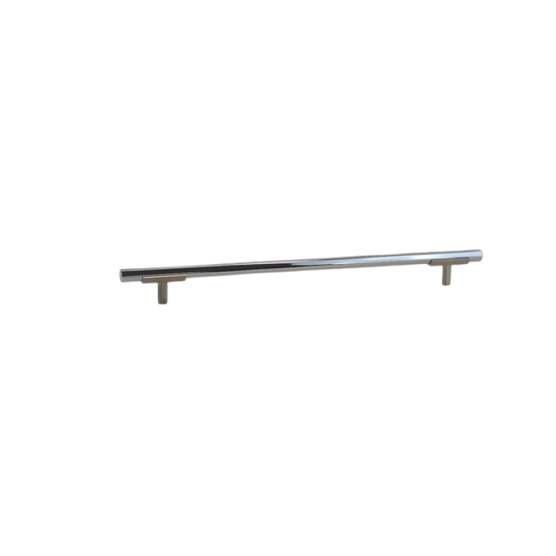 Hexagon Two Tone Appliance Pull - Brushed Nickel Base 4776