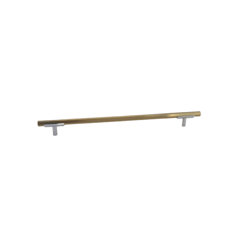Hexagon Two Tone Appliance Pull - Chrome Base 4776