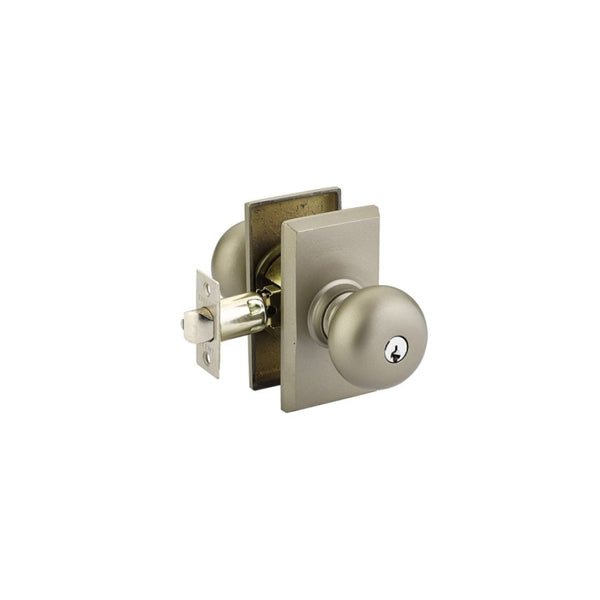 Emtek Sandcast Bronze Key In Entrance Locksets - #3 Rosette With Winchester Knob