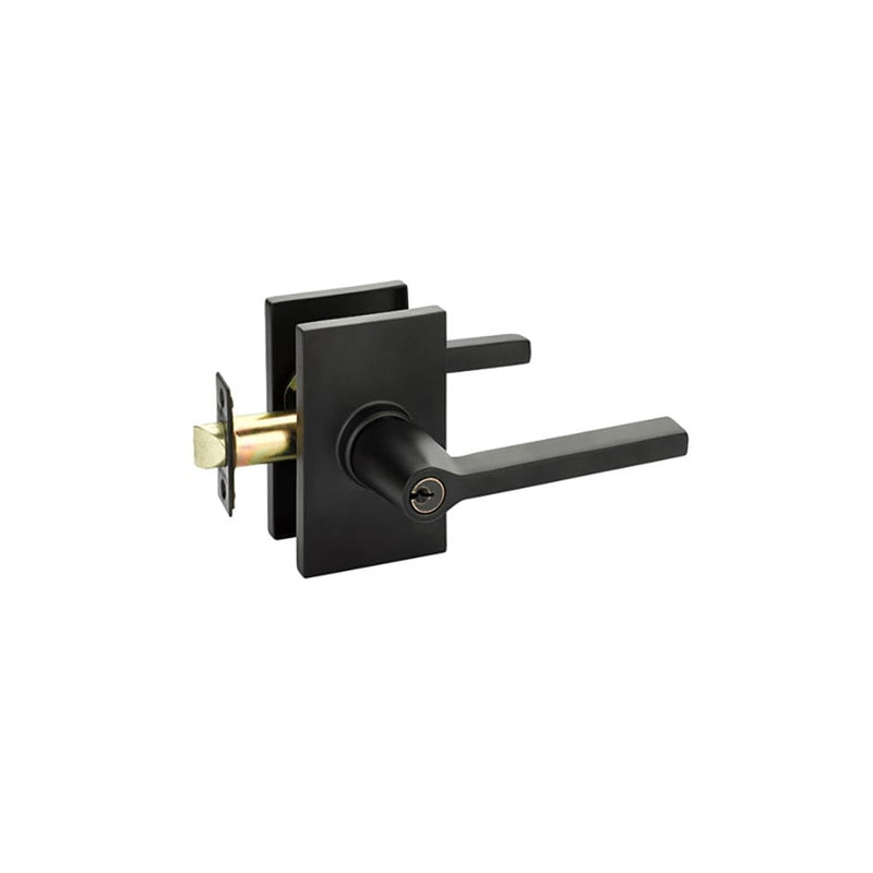 Emtek Modern Brass Key In Entrance Locksets - Modern Rosette With Helios Lever