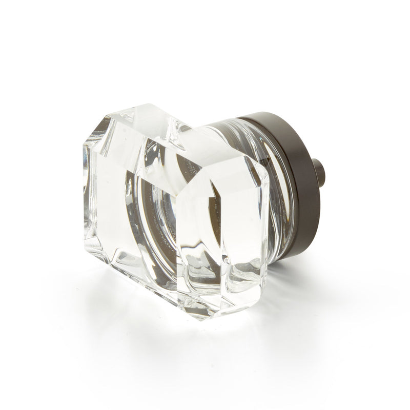 Schaub City Lights Rectangular Glass Knob - City Lights Collection