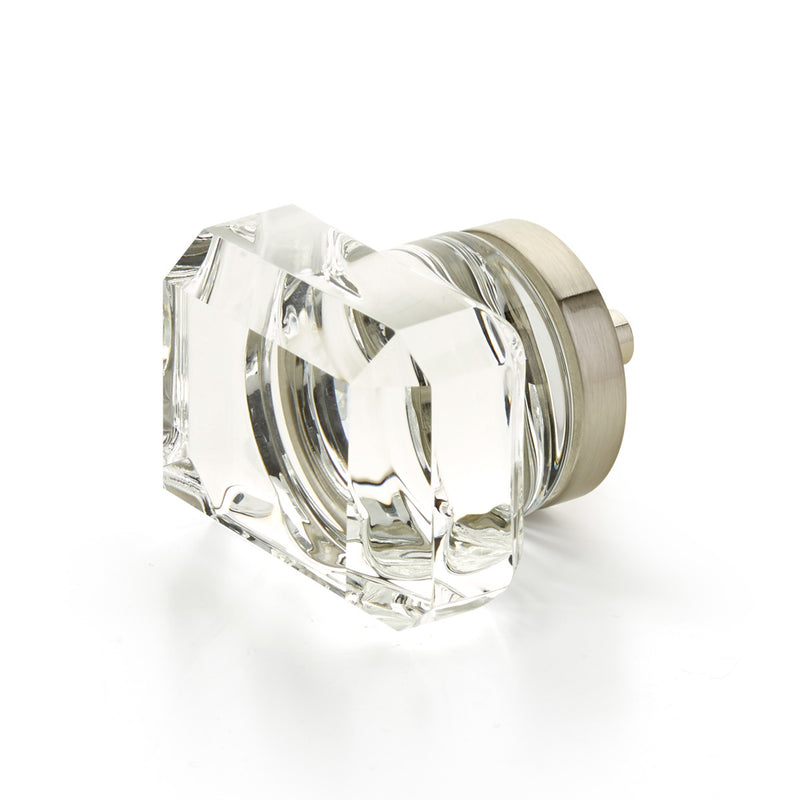 Schaub City Lights Rectangular Glass Knob - City Lights Collection