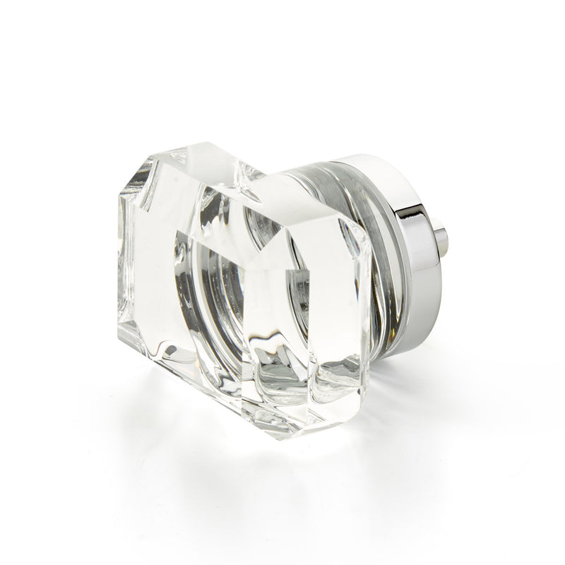 Schaub City Lights Rectangular Glass Knob - City Lights Collection