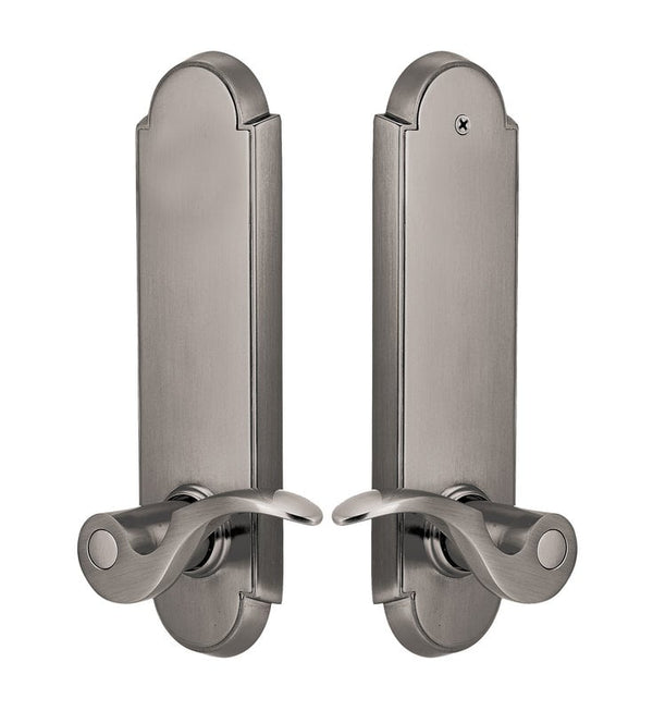 Emtek Brass Tubular Single Point Lockset - Annapolis With Cortina Knob