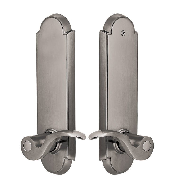 Emtek Brass Tubular Single Point Lockset - Annapolis With Waverly Knob