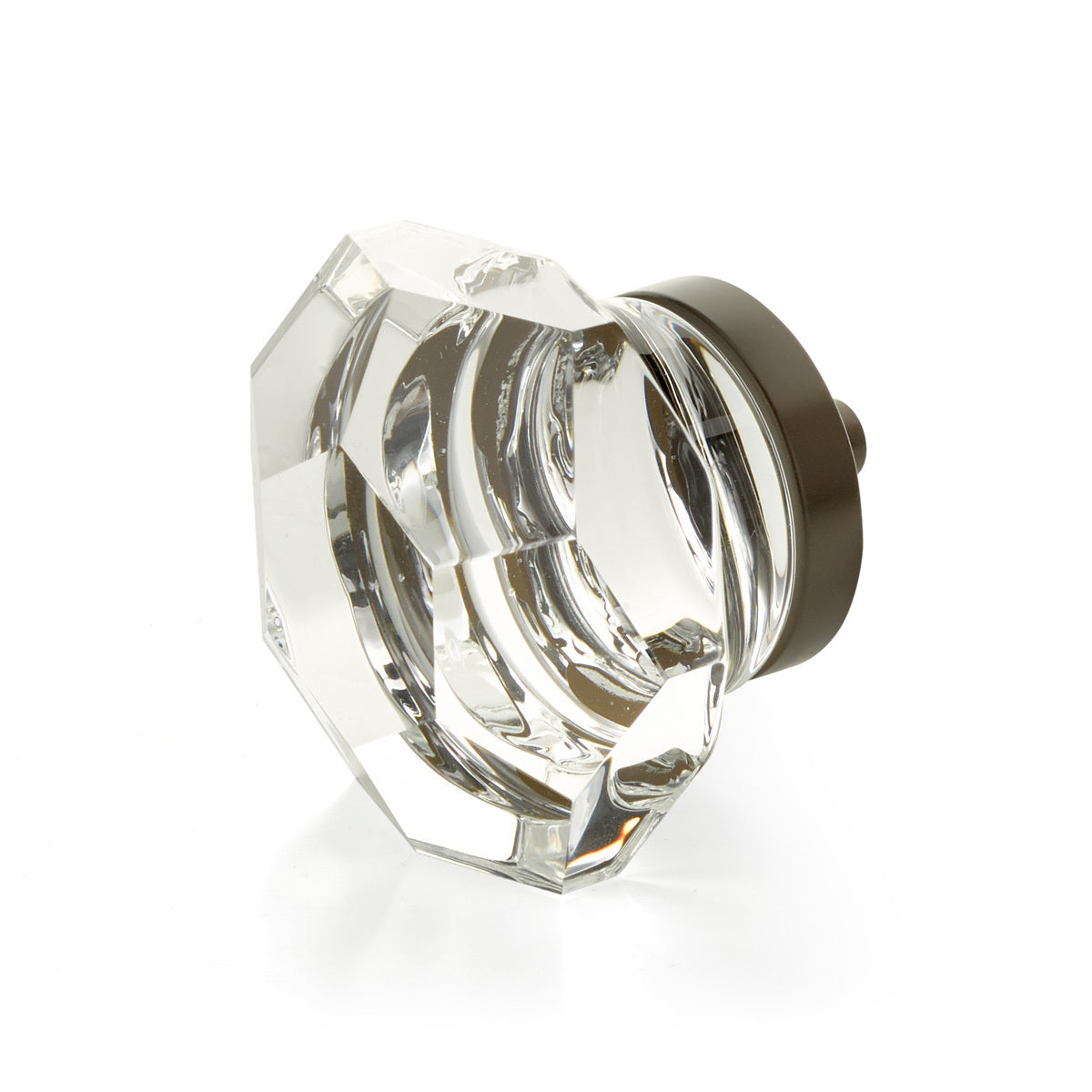 Schaub City Lights Facet Dome Glass Knob - City Lights Collection