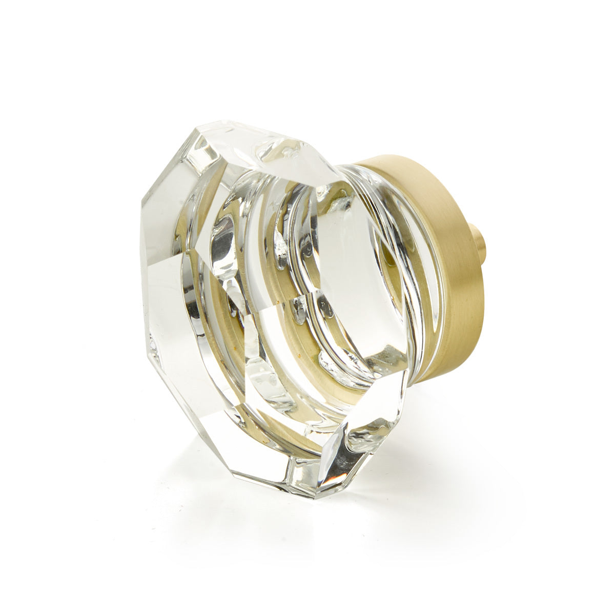 Schaub City Lights Facet Dome Glass Knob - City Lights Collection