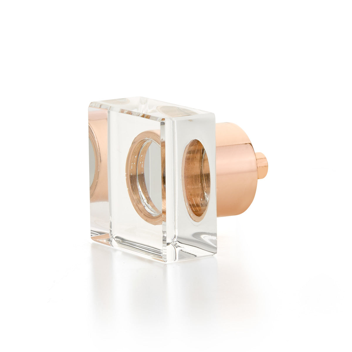 Schaub City Lights Square Glass Knob - City Lights Collection