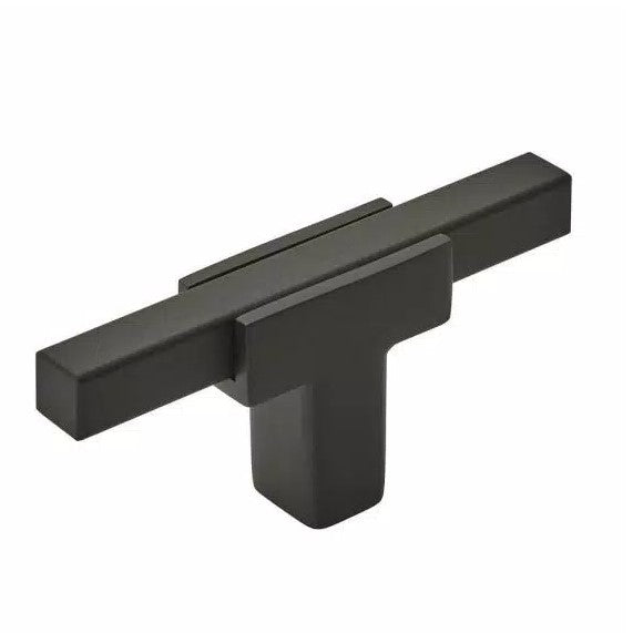 Two Tone T-Bar Knob - Matte Black Base 67