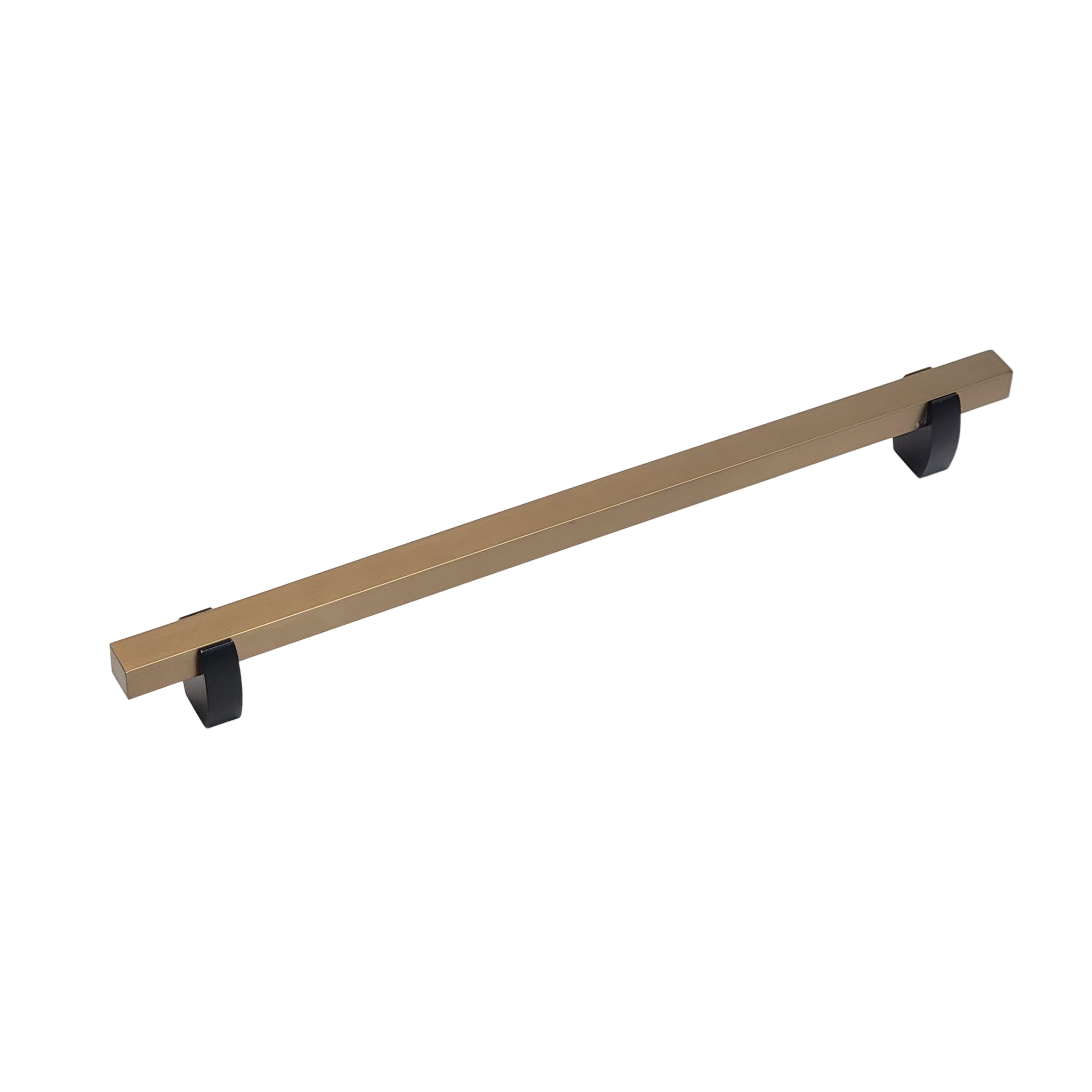 Wide Two Tone Curvy Legged Handle - Matte Black Base 765