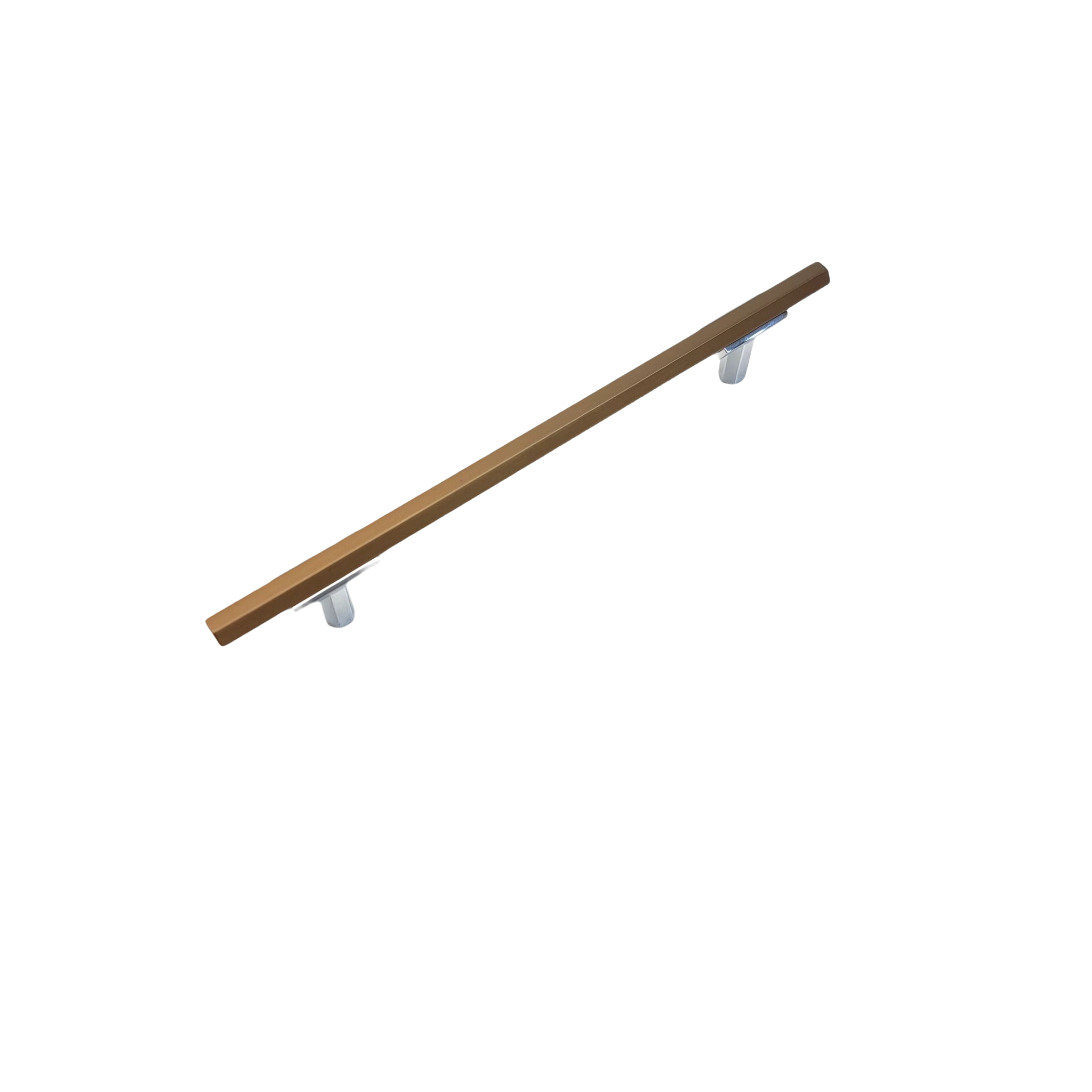776- Chrome Stem with Champagne Bronze Bar available in all mentioned sizes