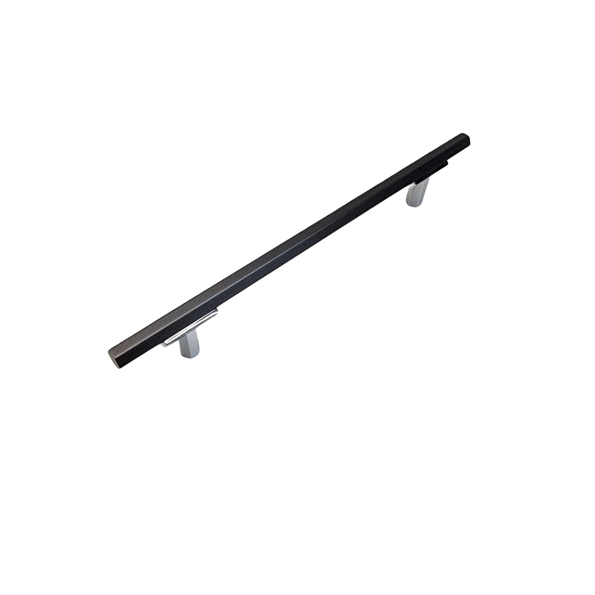 776- Chrome Stem with Matte Black Bar available in all mentioned sizes