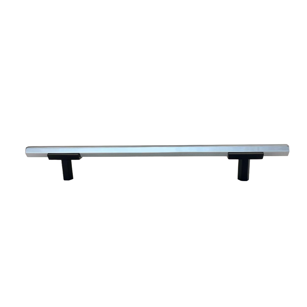 Two Tone T-Bar Hex Handle - Matte Black Base 776
